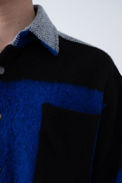 İLKCET MODA Unisex Oversize πολύχρωμο πουκάμισο ξυλοκόπο