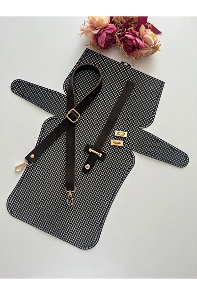 zg hobi aksesuar Knitted Bag Kit - Canvas Bag Kit