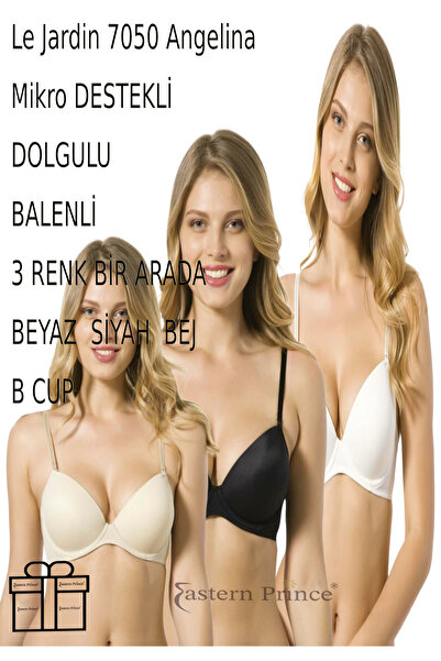 Le Jardin Σουτιέν Angelina Micro Supported Wire Bra - Basic B Cup, 3 Χρώματα,...