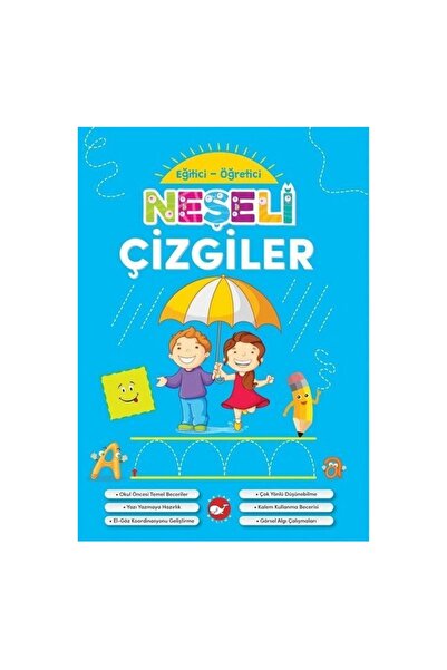 Beyaz Balina Yayınları Neşeli Çizgiler - Eğitici Öğretici kitabı Kolektif  Be...