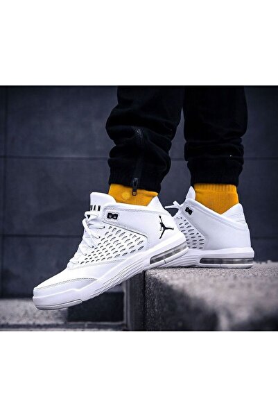 Nike Jordan Flight Origin 4 Erkek Beyaz Basketbol Ayakkabısı 921196-100
