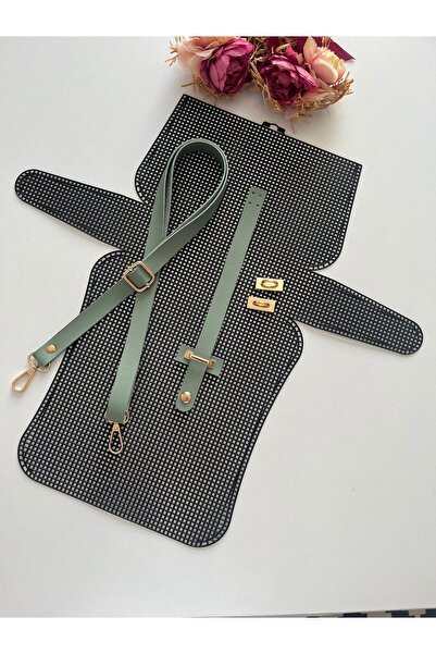 zg hobi aksesuar طقم حقيبة محبوكة - طقم حقائب قماش