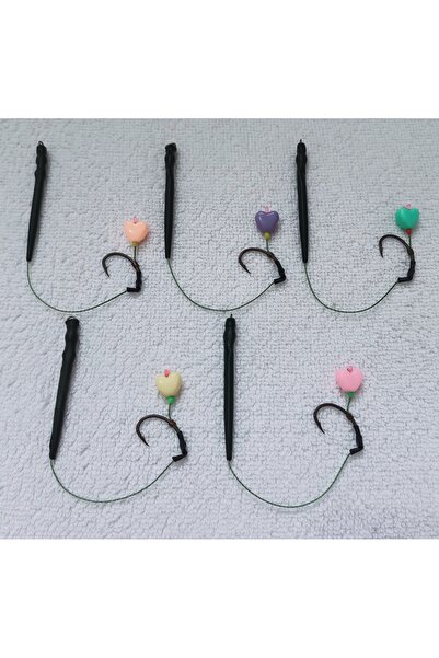 LittoCollection Sazan Rig Takımı ( Renkli Kalp Boncuk'lu )