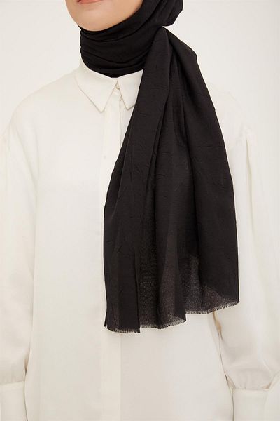 Armine Bamboo Trend Shawl - Black 45
