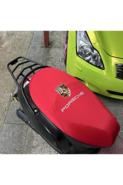 CEBECİOTO Porshe Patterned Combed Motorcycle Cover -Motor