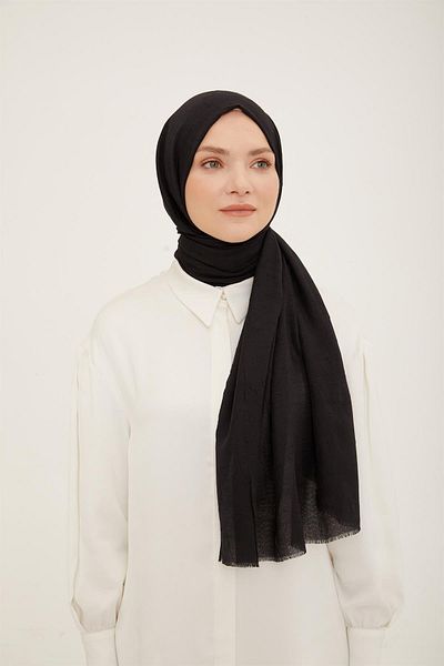 Armine Bamboo Trend Shawl - Black 45