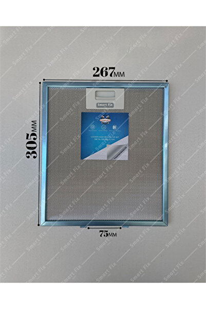 Ozba Ticaret 267x305 Mm | Aspiratör & Davlumbaz Tel Yağ Filtresi | Model: 405...