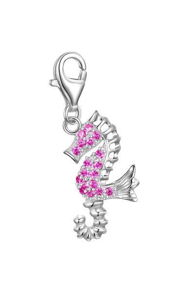 Rafaela Donata Silbercharm Charm Sterling Silber Zirkonia pink