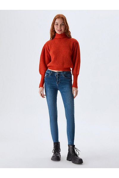 Ltb Turtleneck Red Sweater