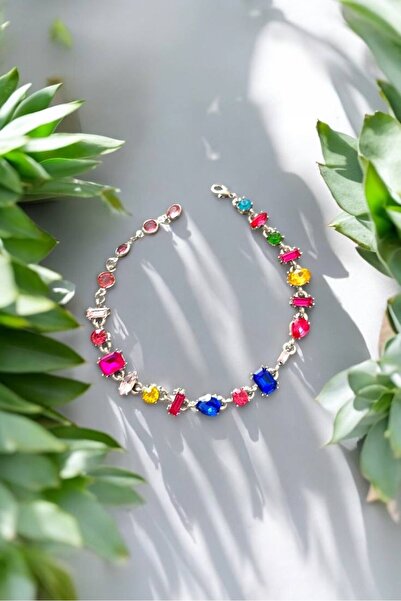 sahrastyle Çok Renkli Taşlı Bileklik