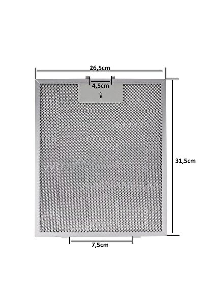 265x315 Mm Aspiratör & Davlumbaz Tel Yağ Filtresi 26,5x31,5 Cm