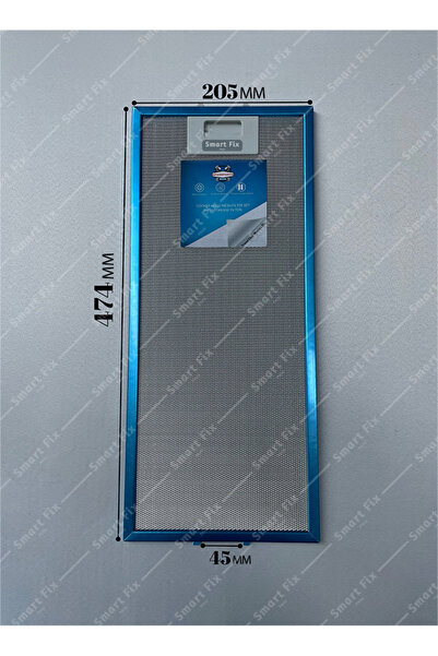 205x474 Mm Aspiratör & Davlumbaz Tel Yağ Filtresi 20,5x47,4 Cm