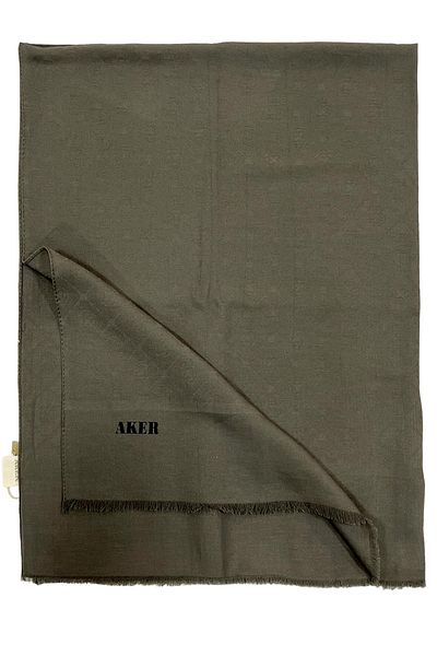 Aker Cotton Shawl - Smoked 973