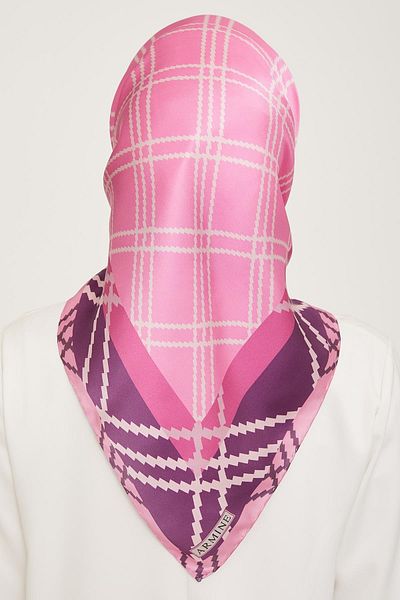 Armine Silk Scarf 2024 Winter - 9040-57 Twill