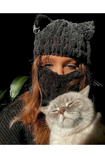 SMYY Puffy Kar Maskeli Şapka