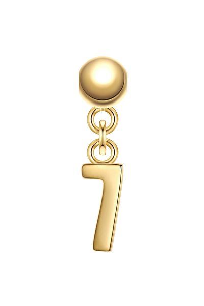 Glanzstücke München Silbercharm Charm Sterling Silber gelbgold