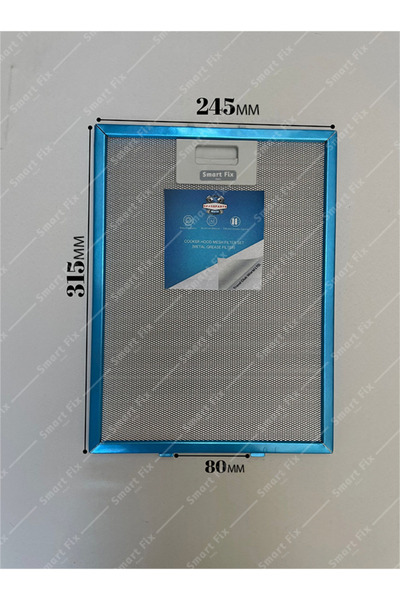 Ozba Ticaret 245x315 Mm Aspiratör & Davlumbaz Tel Yağ Filtresi 24,5x31,5 Cm