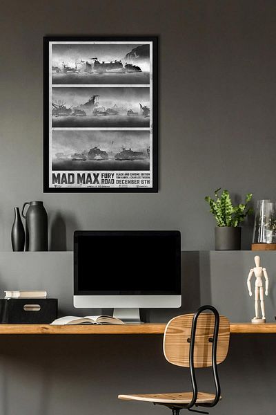 Saturn Pictură înrămată Mad Max Fury Road - Pictură poster film Crazy Max