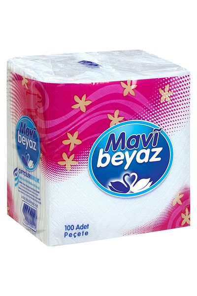 YOK YOK AMBALAJ Large Size Square Napkin - 30Cmx30Cm 100 Sheets
