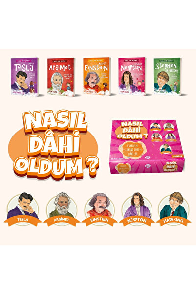 dokuzyayinlari Tesla - Arşimet - Einstein - Newton - Stephen Hawking - Kutulu...