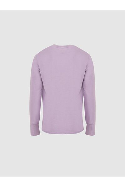 Ltb Mikina Crew Neck Loose Fit Lila