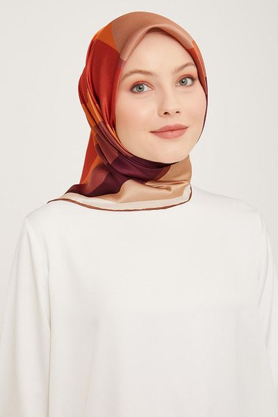 Armine Μεταξωτό Φουλάρι 2024 Χειμώνας - 9010-09 Twill