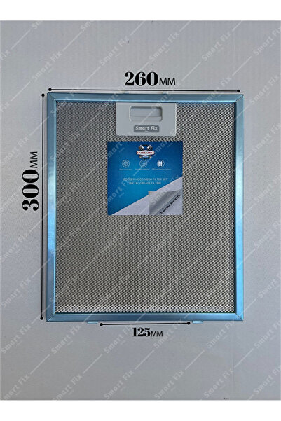 Ozba Ticaret 260x300 Mm Aspiratör & Davlumbaz Tel Yağ Filtresi 26x30 Cm