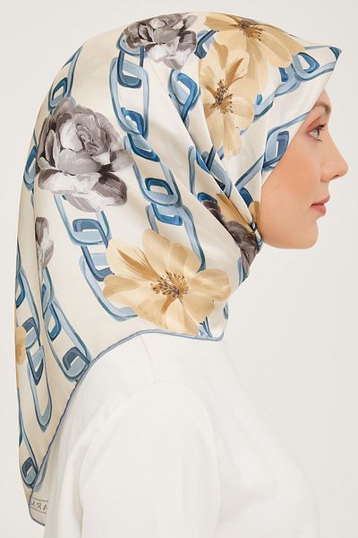 Armine Silk Scarf 2024 Winter - 9034-50 Twill