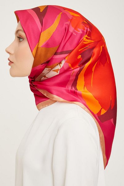 Armine 2024 Winter Silk Twill Scarf - 9042-05