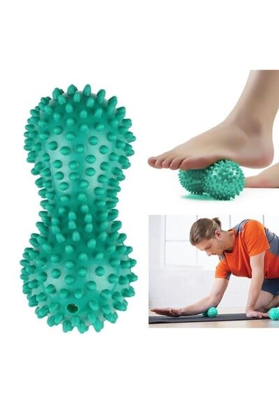 CNGZSHOP Dikenli Egzersiz Topu El Ayak Topuk Dikeni Masaj Duyu Topu Tetik Noktası Tedavisi,derin Nokta Masajı