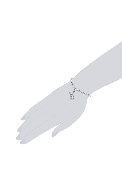 Rafaela Donata Silbercharm Charm Sterling Silber Zirkonia weiß
