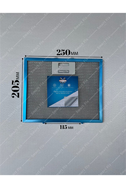 Ozba Ticaret 250x205 Mm Aspiratör & Davlumbaz Tel Yağ Filtresi 25x20,5 Cm