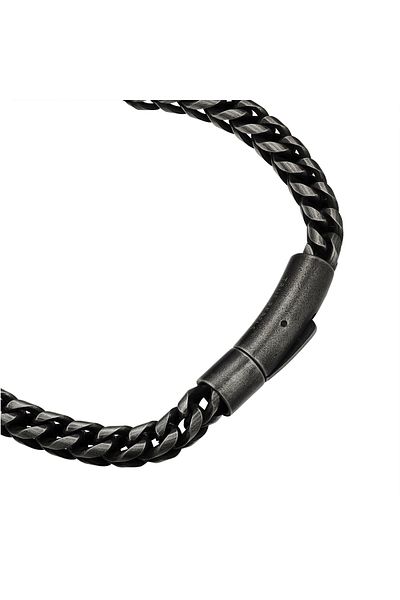 True Rebels Edelstahlarmband Armband Edelstahl gunmetal