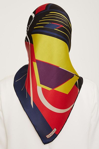 Armine 2024 Winter Silk Twill Scarf - 9050-37