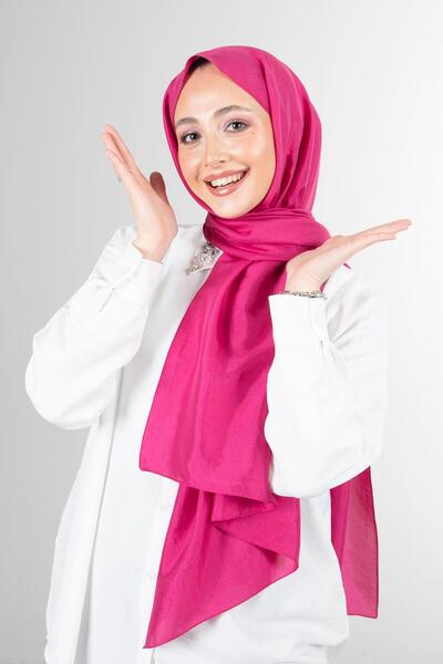 HAREM SCARF Brisa Voile Shawl - Fuchsia