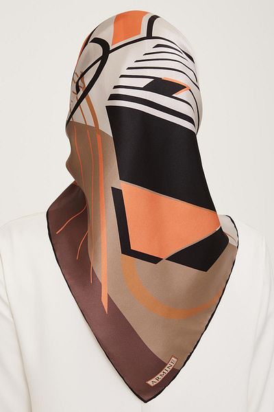 Armine Silk Scarf 2024 Winter - 9050-05 Twill