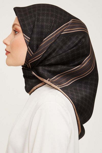 Armine Silk Scarf 2024 Winter - 9054-01 Twill