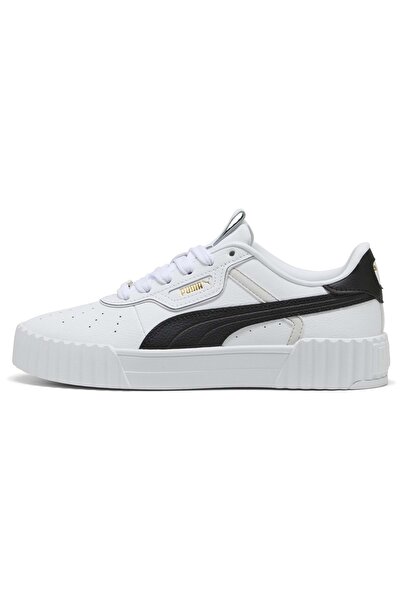 Puma 400724 Carina 3.0 Lüxe Sneaker Унісекс Спортивні кросівки БІЛИЙ-ЧОРНИЙ