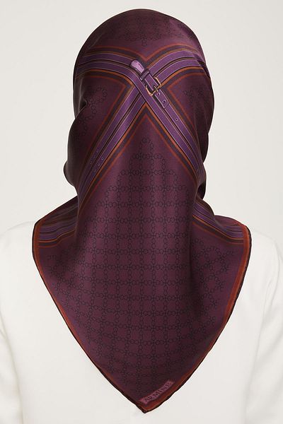 Armine Μεταξωτό κασκόλ Twill 23ka9054 06