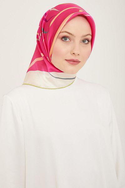 Armine - Μεταξωτό κασκόλ 2024 Άνοιξη και Καλοκαίρι Twill Silk 9115-80