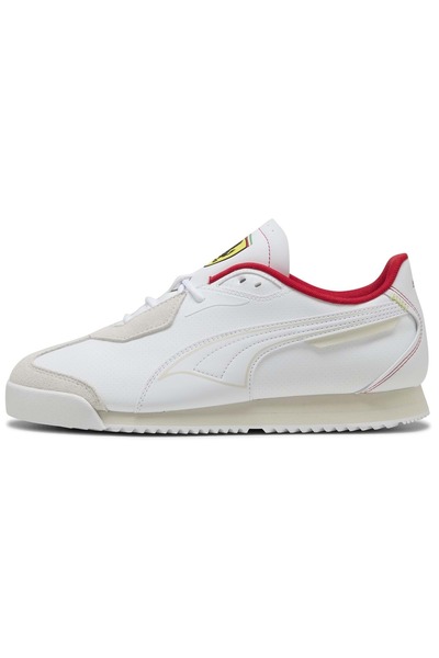 Puma 308709 SF Ferrari Roma S Pantofi sport pentru bărbați ALB