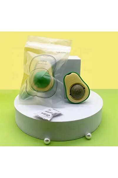 SaLFaT النعناع البري للقطط مع تصميم الأفوكادو وكرة لعق