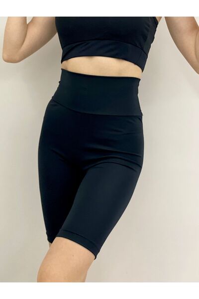 BCFSWİMSPORTS High Waist Biker Leggings with Collector Effect Bikertayt