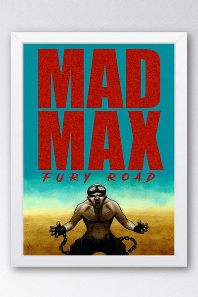 Saturn Pictură înrămată Mad Max Fury Road - Pictură poster film Crazy Max