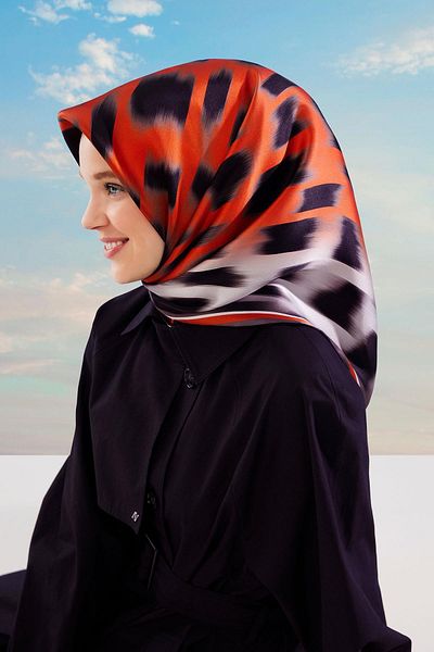 Armine Μεταξωτό Φουλάρι 2024 Καλοκαίρι - 9155-03 Twill
