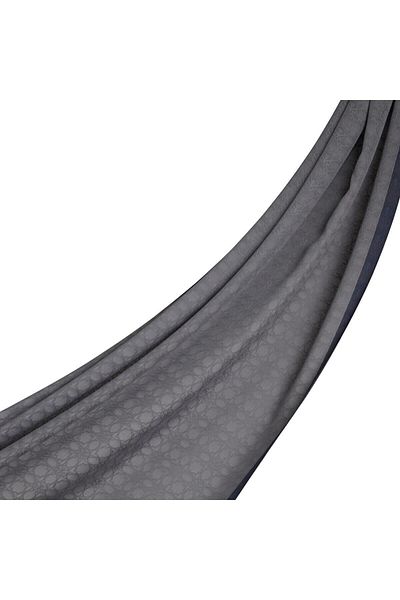 ipekevi Four Seasons Gray Monogram Shawl