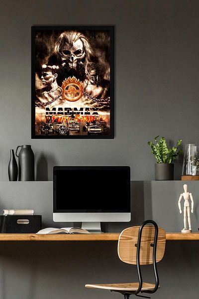 Saturn Pictură înrămată Mad Max Fury Road - Pictură poster film Crazy Max