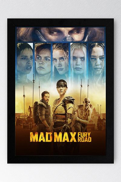Saturn Pictură înrămată Mad Max - Pictură poster film Crazy Max