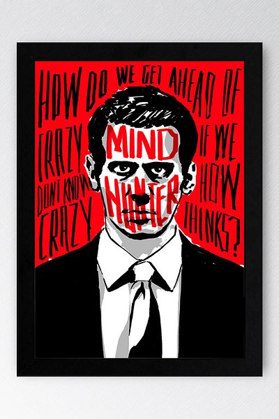 Saturn Pictură înrămată Mindhunter - Pictură poster de serie