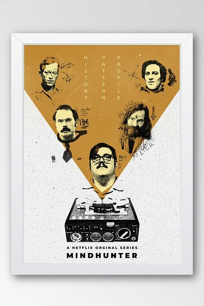 Saturn Pictură înrămată Mindhunter - Pictură poster de serie